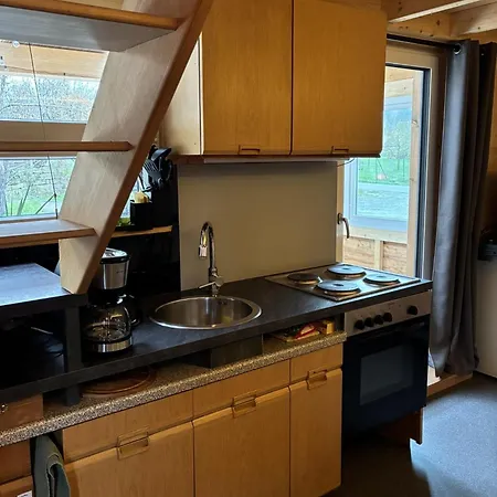 Lägenhet Geraeumiges Tiny Haus Fuer 1 Bis 8 Personen Mit Infrarotkabine Oberoestheim